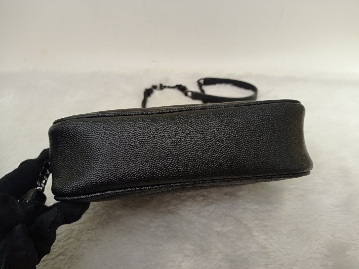 YsL Lou Mini Camera Grained All Black 2019