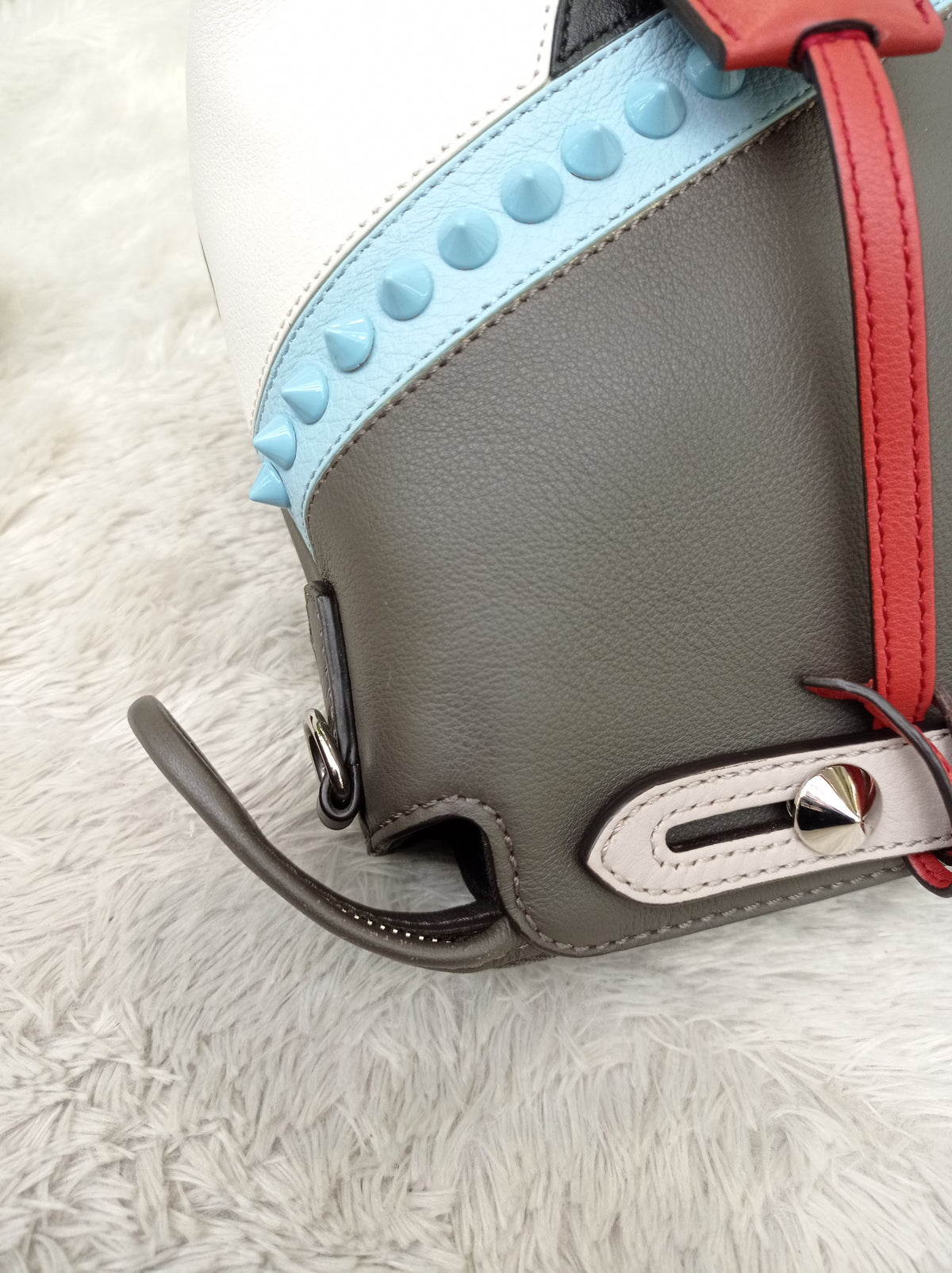 Fendi BTW Medium Monster Eyes Studded Multicolour SHW