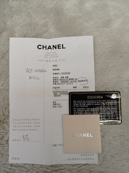 Chanel Boy WOC Lamb Black RHW #20