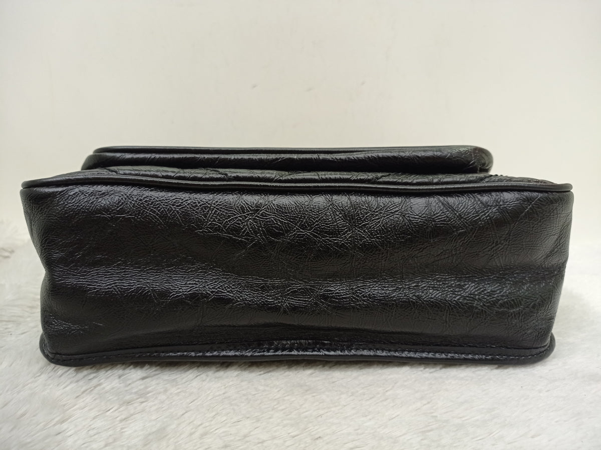 YsL Niki Medium Calfskin Black RHW 2018