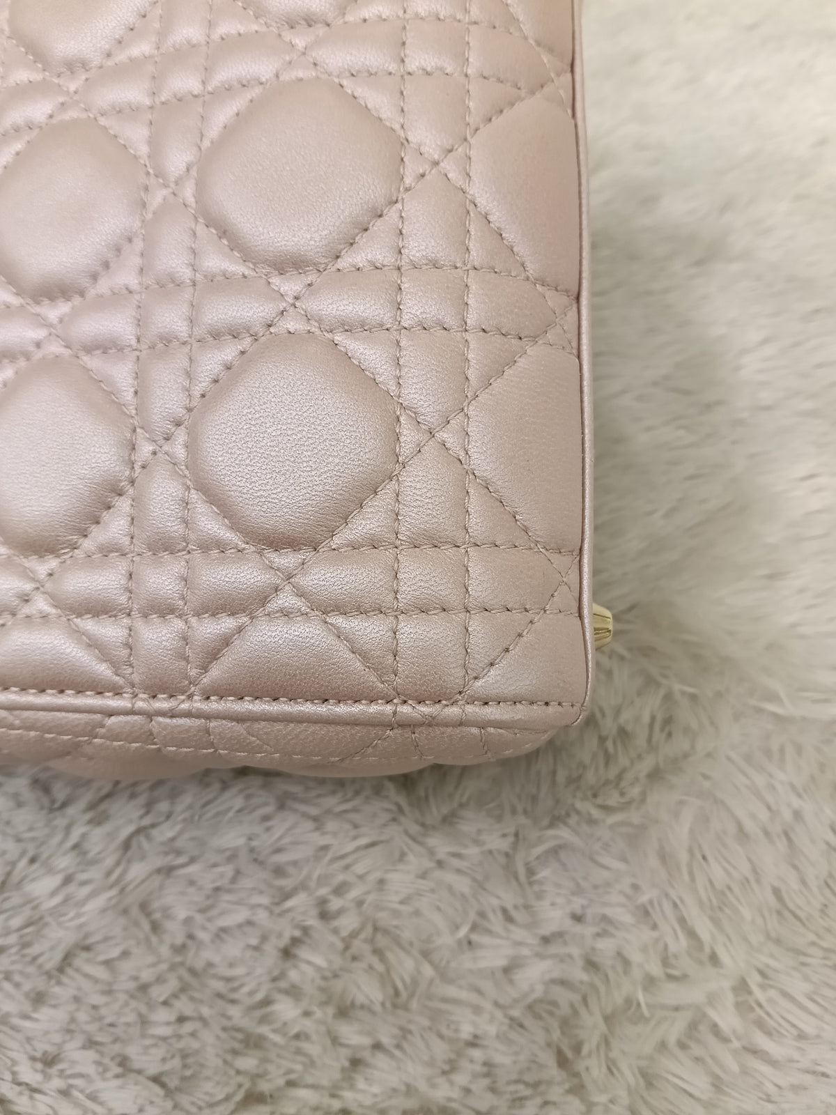 Lady Dior Mini Iridescent Lotus GHW 2018