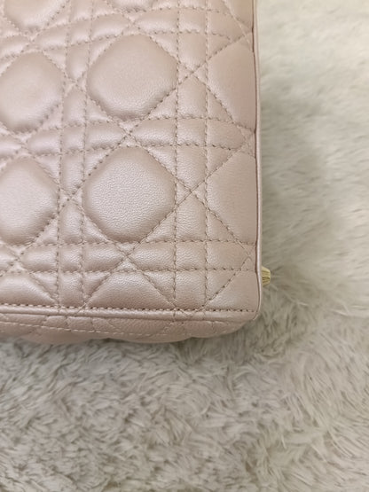 Lady Dior Mini Iridescent Lotus GHW 2018