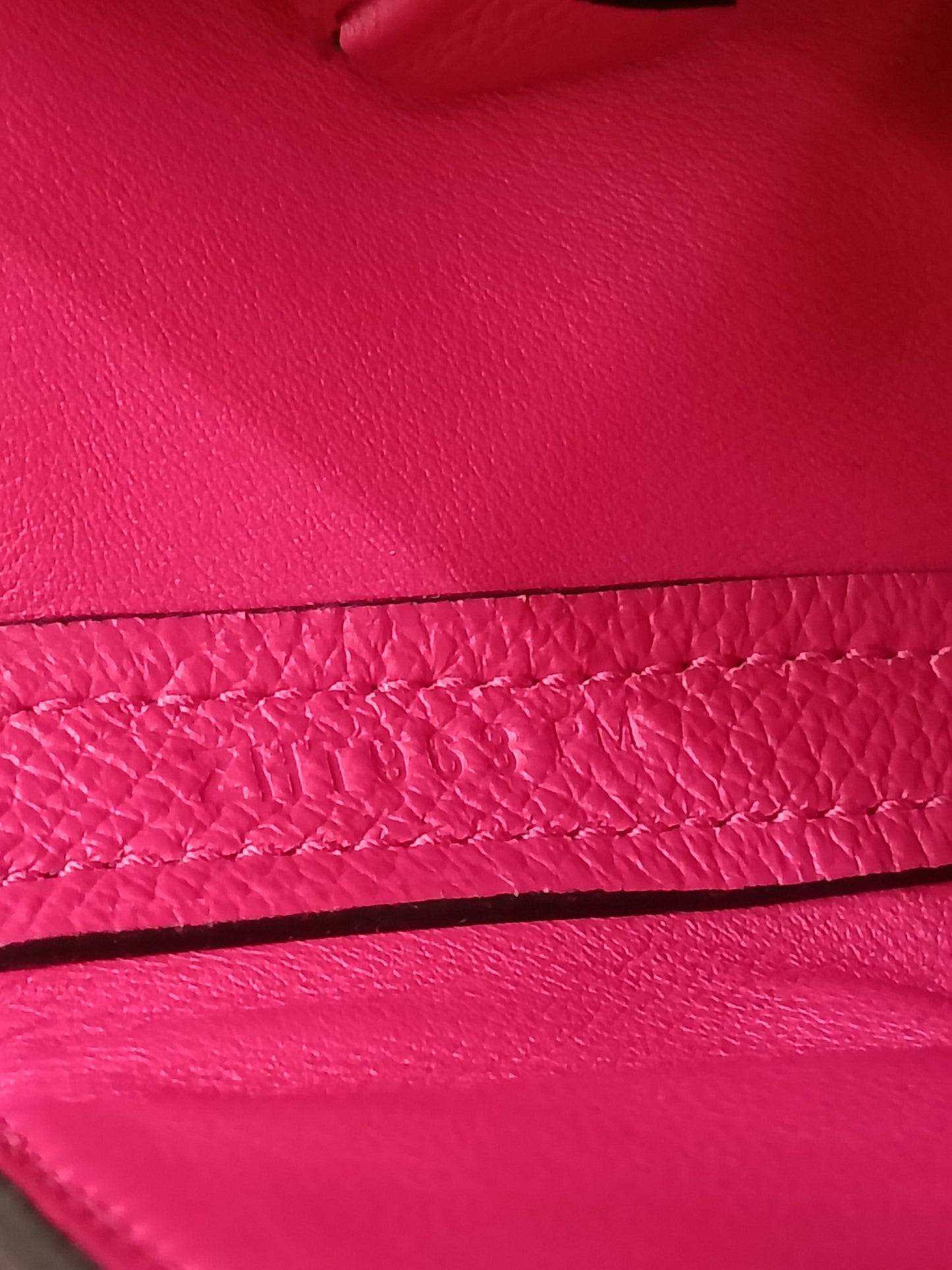 Hermes 2424 Mini Evercolour Swift Rose Mexico Rouge De Coeur PHW #Z