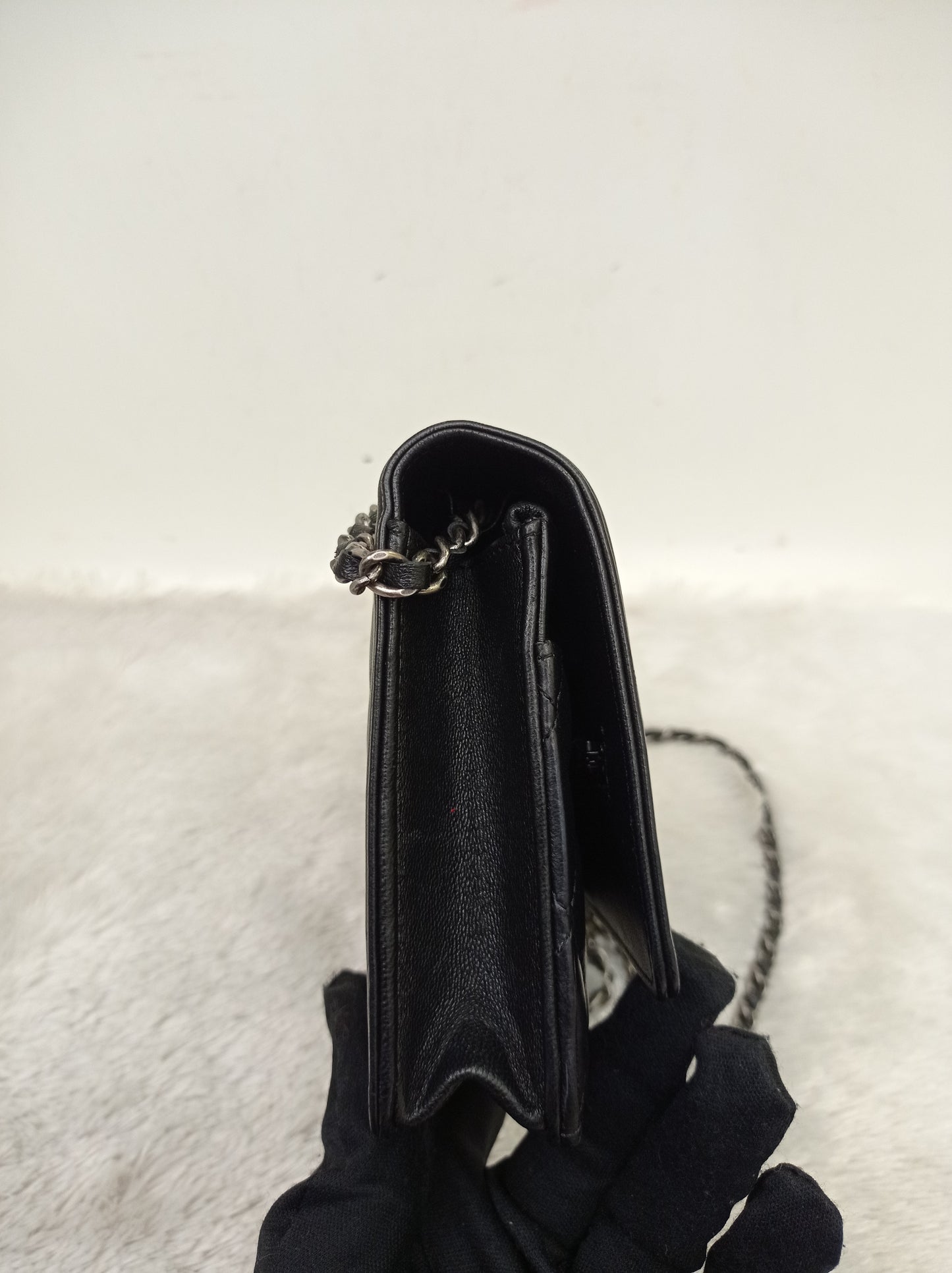 Chanel Boy WOC Lamb Black RHW #20