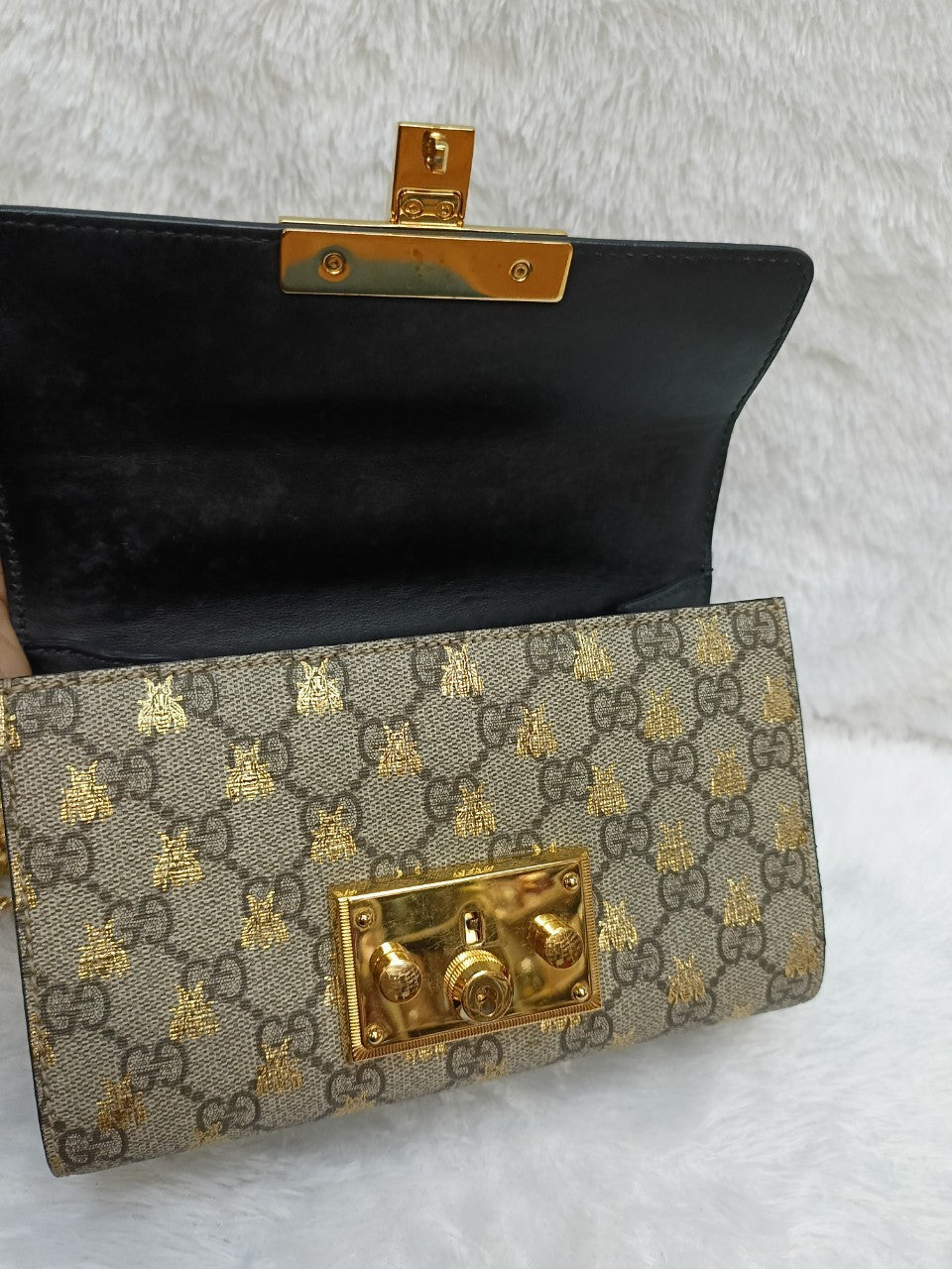 Gucci Padlock Small Bee GHW 2021