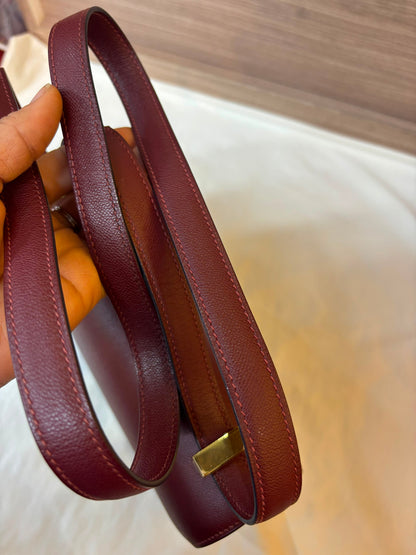 Constance 24 Epsom Bordeaux GHW #Y