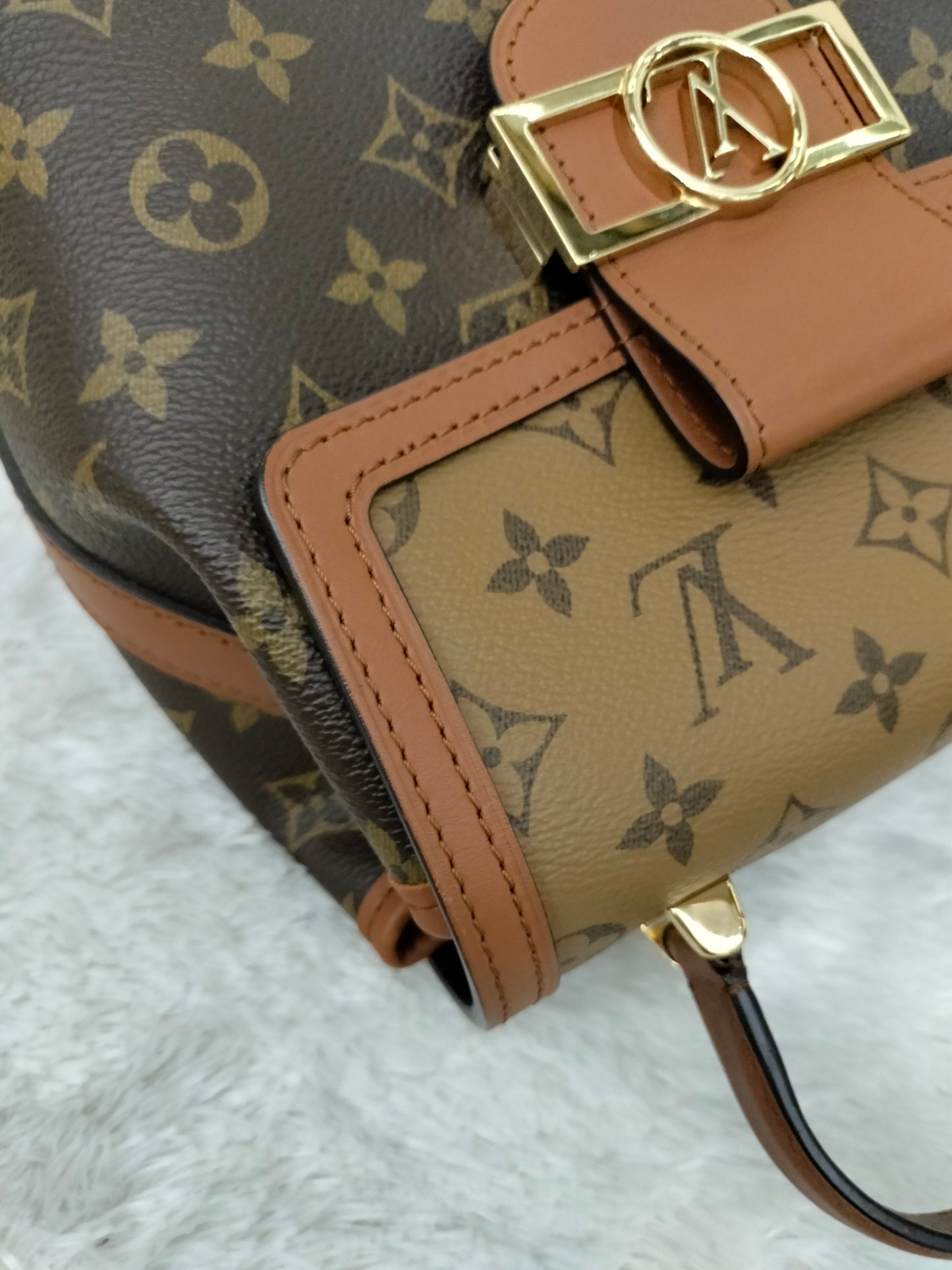 LV Dauphine Backpack Monogram Reverse 2020