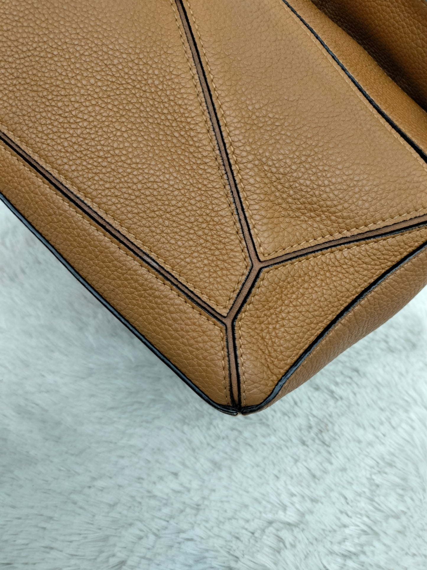 Loewe Puzzle Small Grained Tan GHW 2020