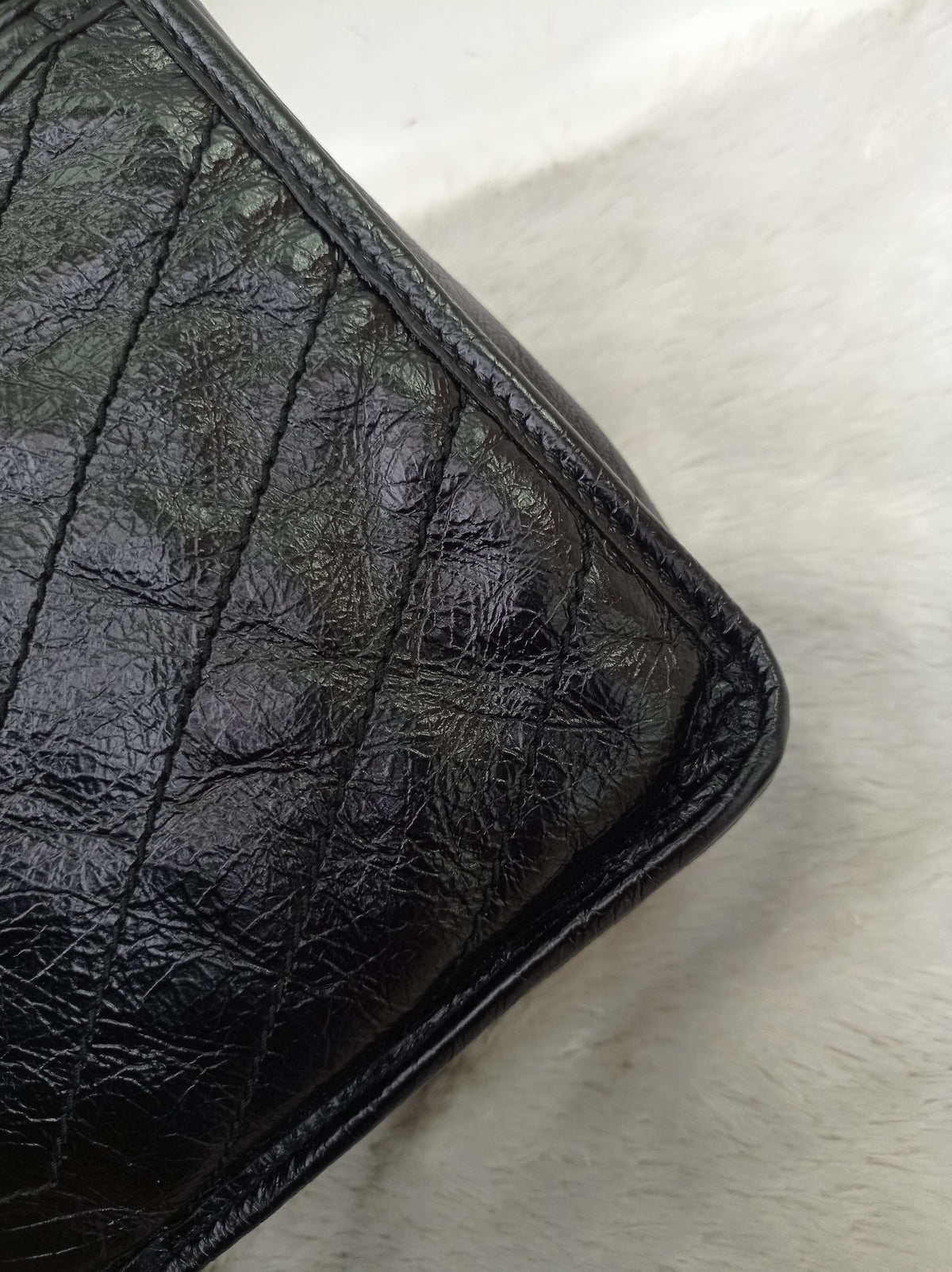 YsL Niki Medium Calfskin Black RHW 2018