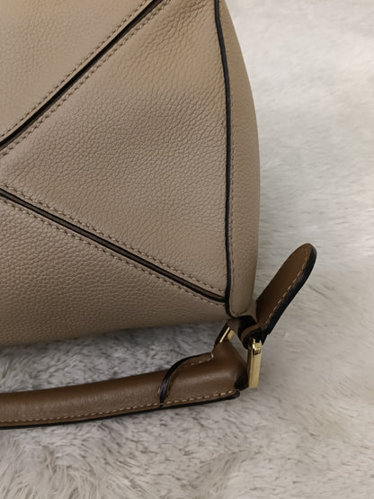 Loewe Puzzle Small Grained Sand Mink GHW 2020