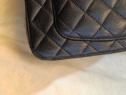 Chanel Mini Rectangular Caviar Black SHW SF #20