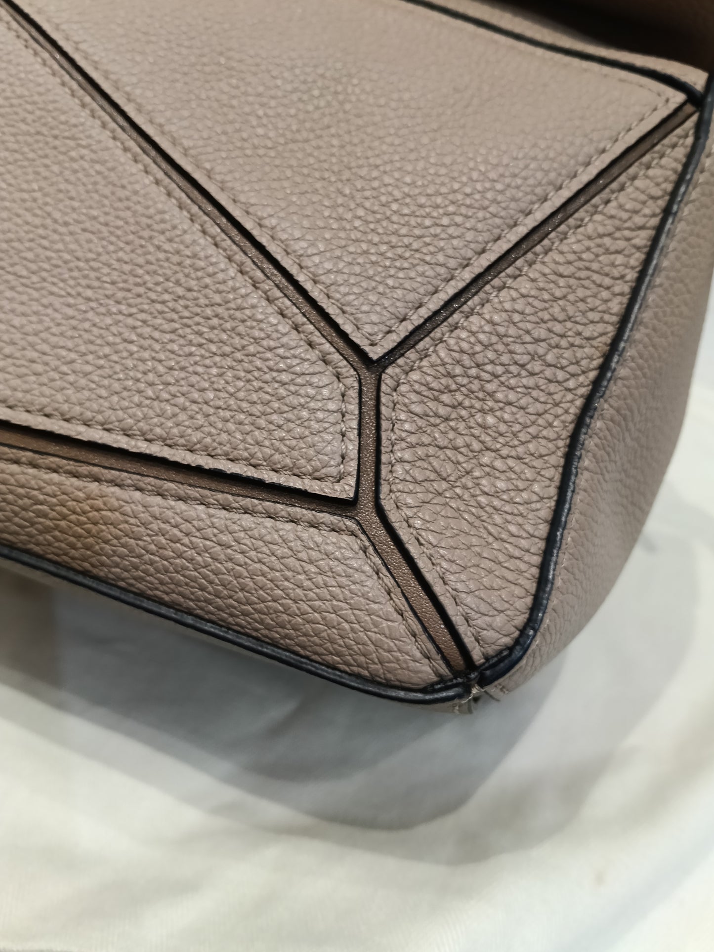 Loewe Puzzle Small Grained Sand Mink GHW 2020