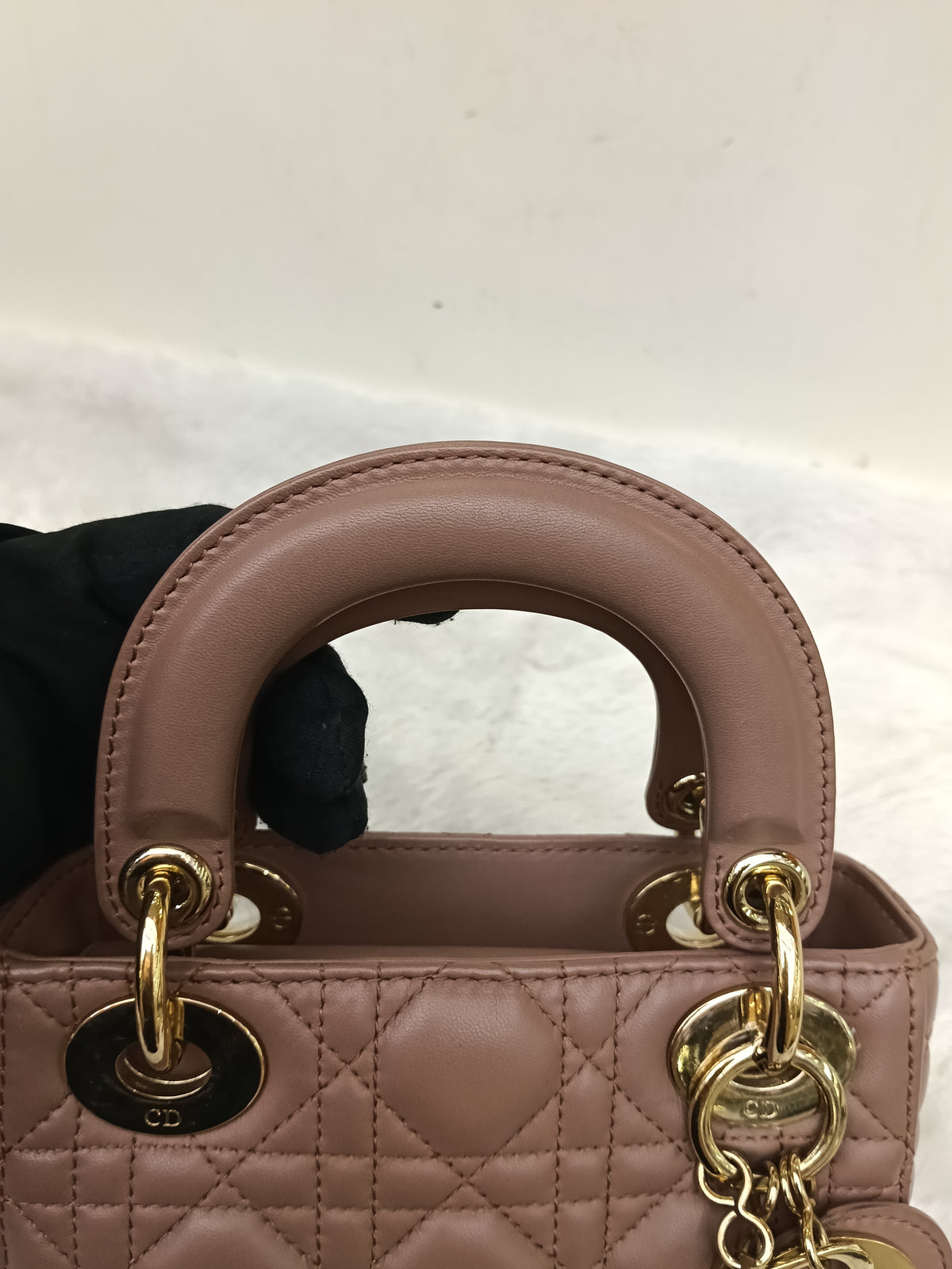 Lady Dior Mini Lamb Fard GHW 2019