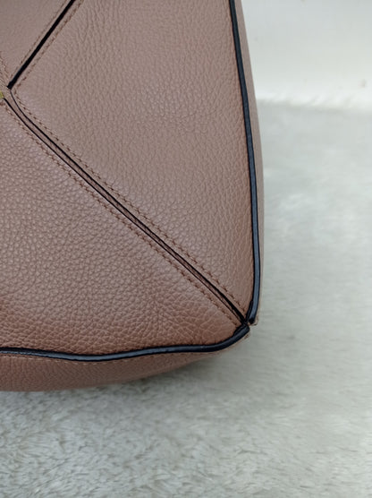 Loewe Puzzle Small Grained Dark Blush GHW 2021