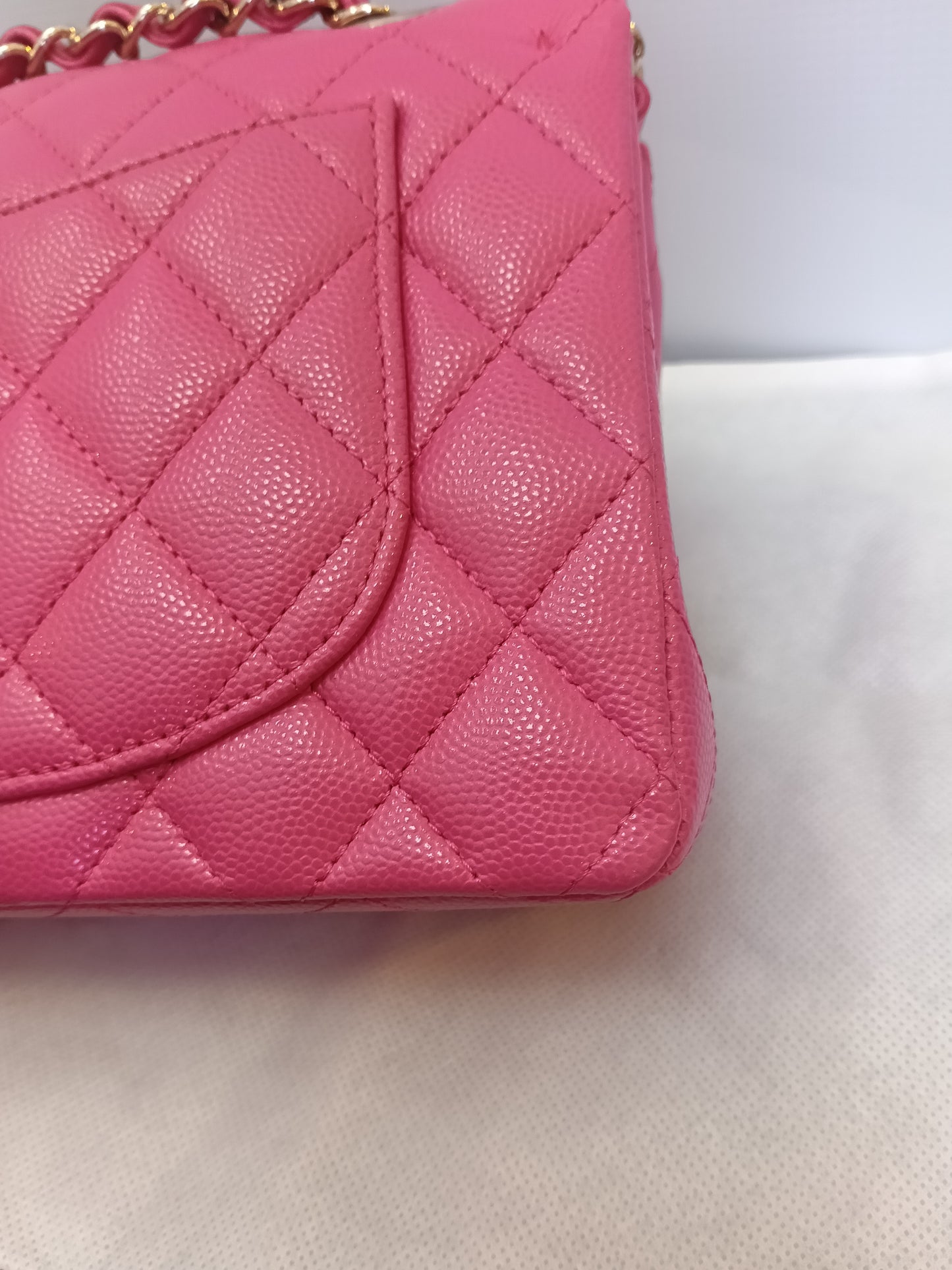 Chanel Small Caviar Pink LGHW (CHIP)