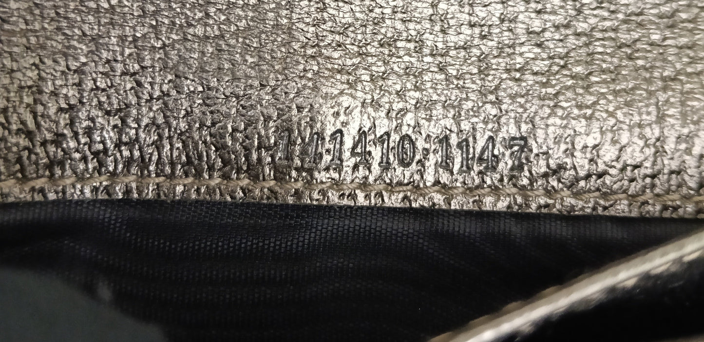 Gucci Wallet Continental D-Ring Canvas Beige Silver GHW 2007