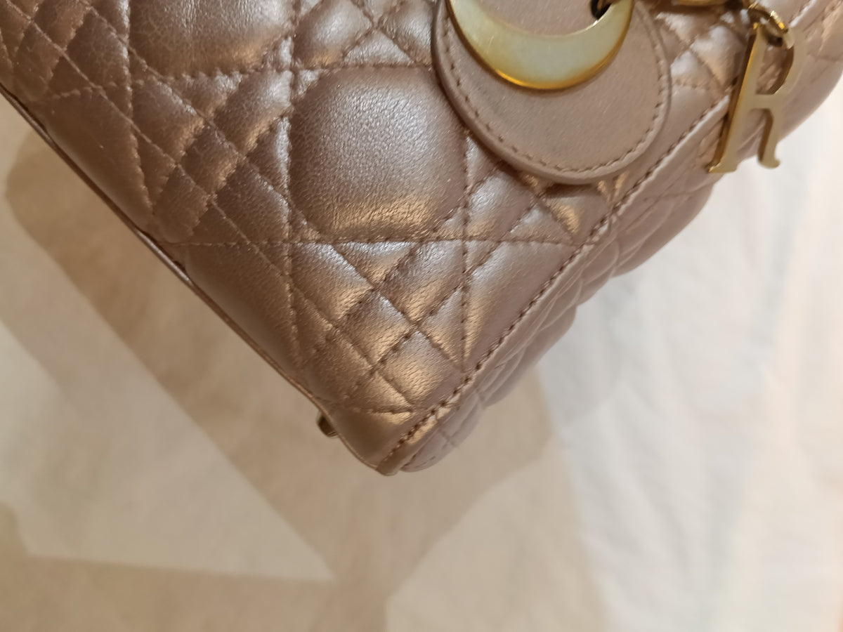 Lady Dior Mini Iridescent Lotus GHW 2017