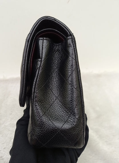 Chanel Medium Caviar Black GHW DF #21