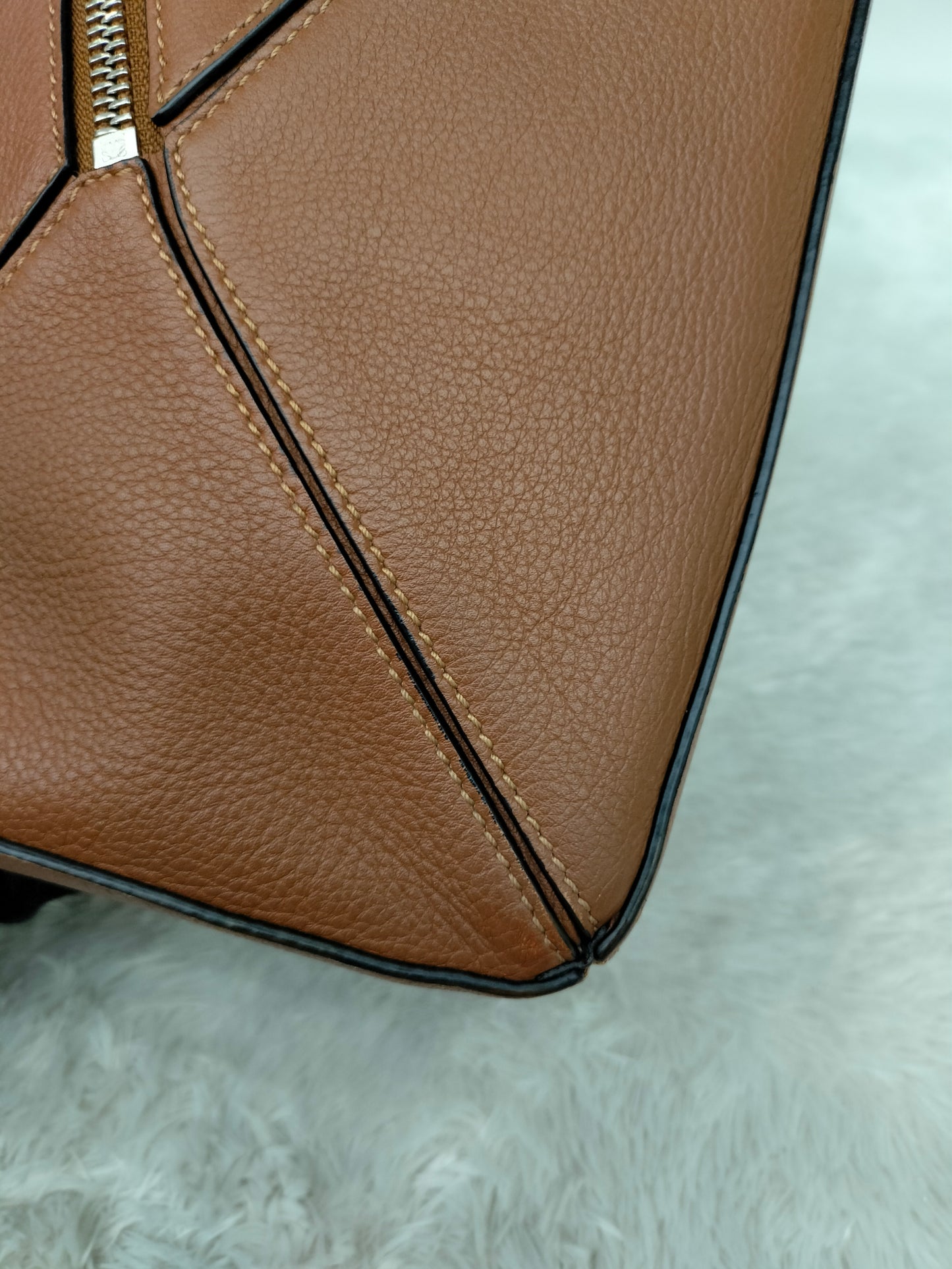 Loewe Puzzle Small Tan SHW 2019