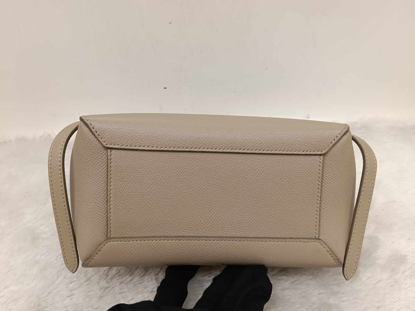 Celine Nano Belt Grained Light Taupe GHW 2018