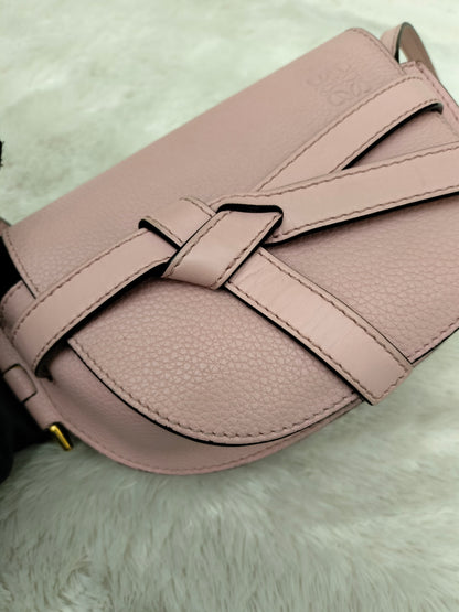 Loewe Gate Mini Grained Pink GHW 2019