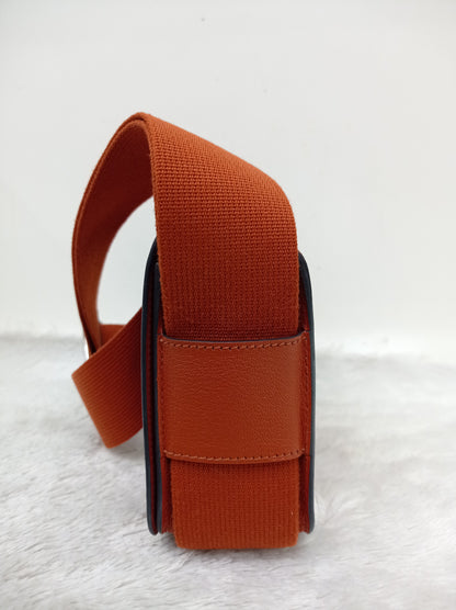 Hermes Geta Chevre Mysore Sangle Cuivre PHW #U
