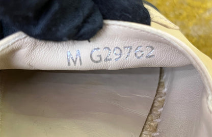 Chanel Espadrilles Leather Beige Black Size 36