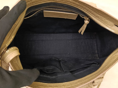 Balenciaga Small City Classic Croco Beige GHW 2018