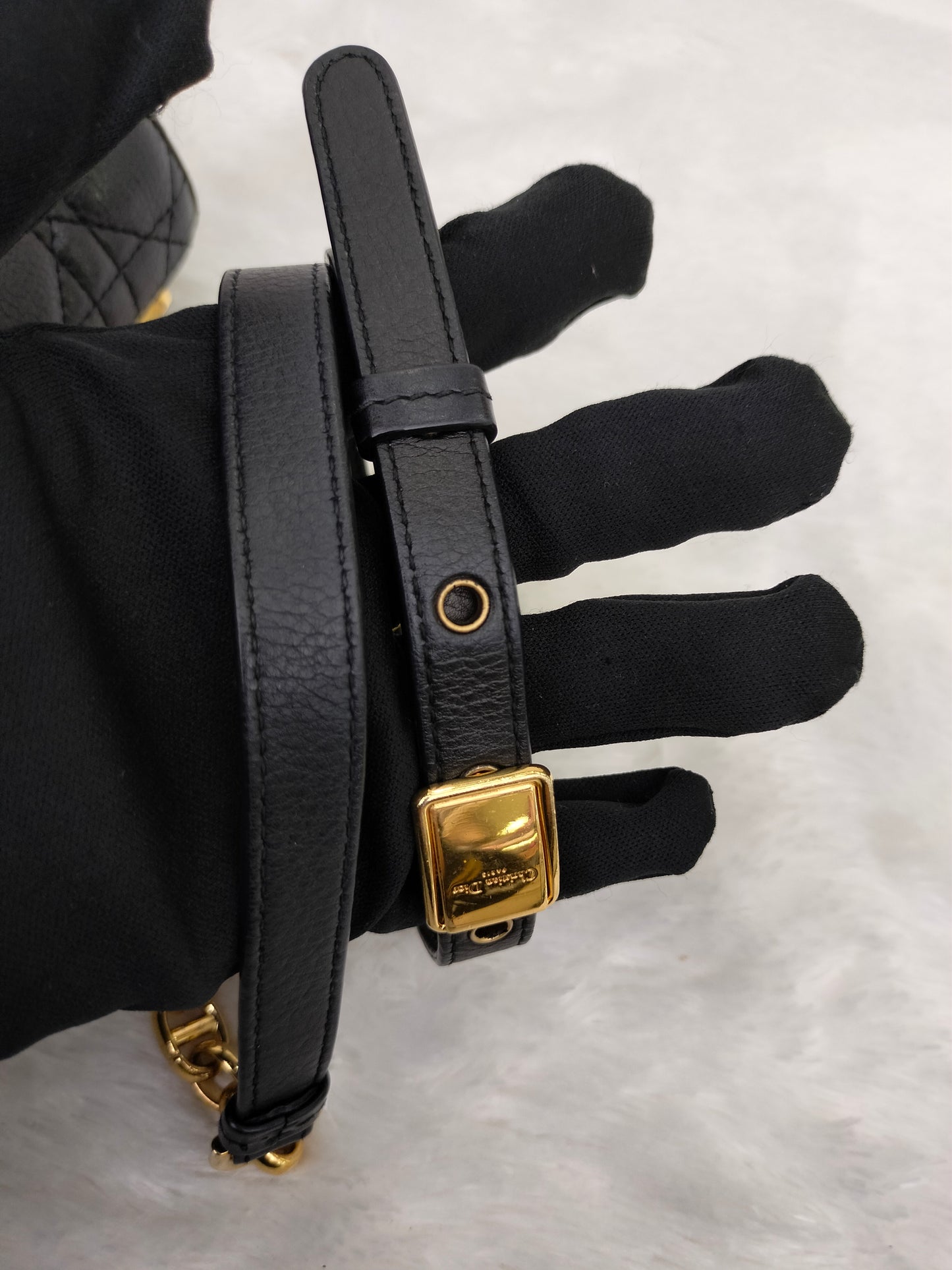 Dior Caro Small Black GHW 2021