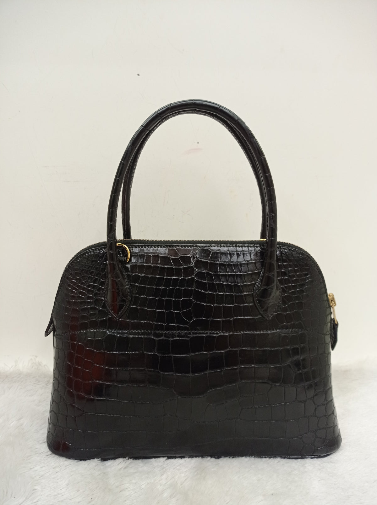 Bolide 27 Croco Porosus Black GHW #W circle
