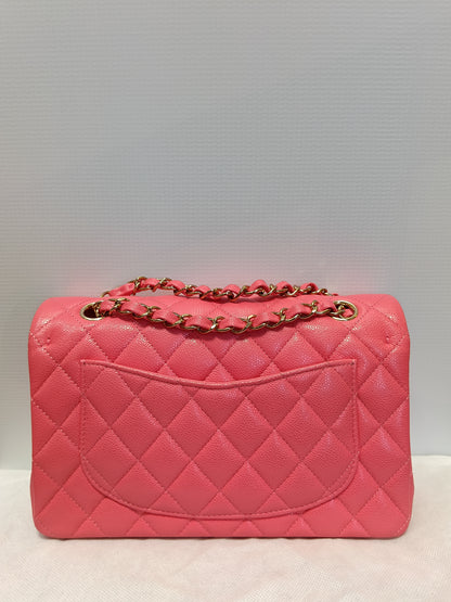 Chanel Small Caviar Pink GHW DF (CHIP)