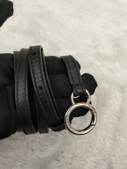 Fendi Peekaboo Iconic Mini Black SHW Pink Enamel