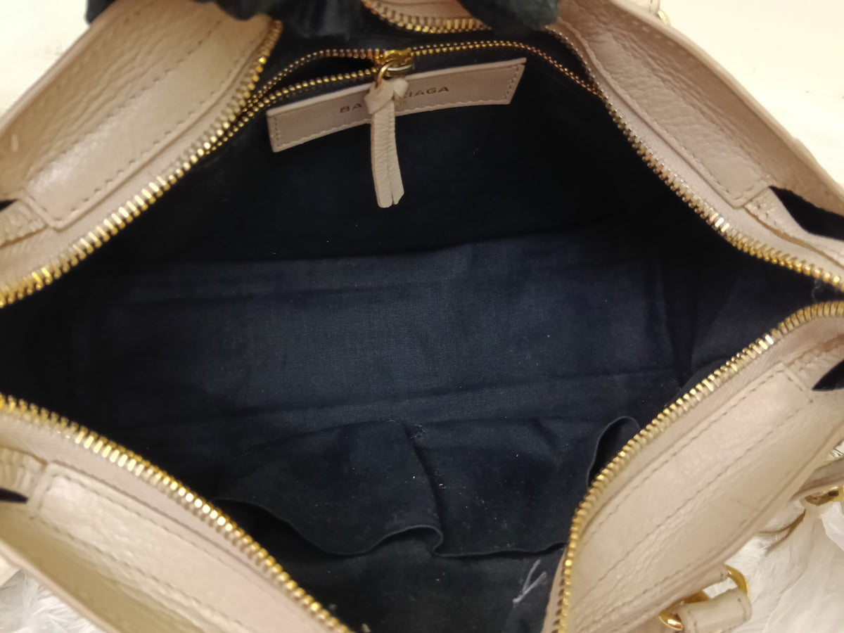 Balenciaga Small City Edge Beige GHW 2016