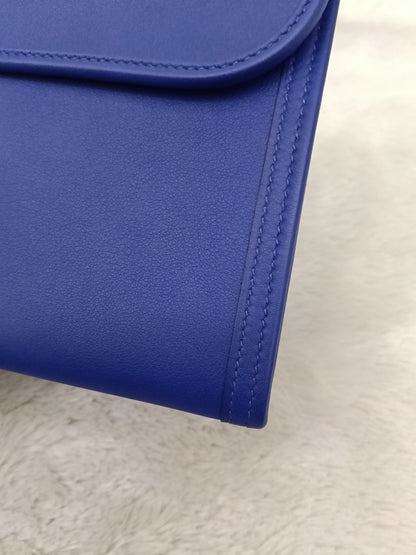 Hermes Jige Elan Swift Blue Electric #A