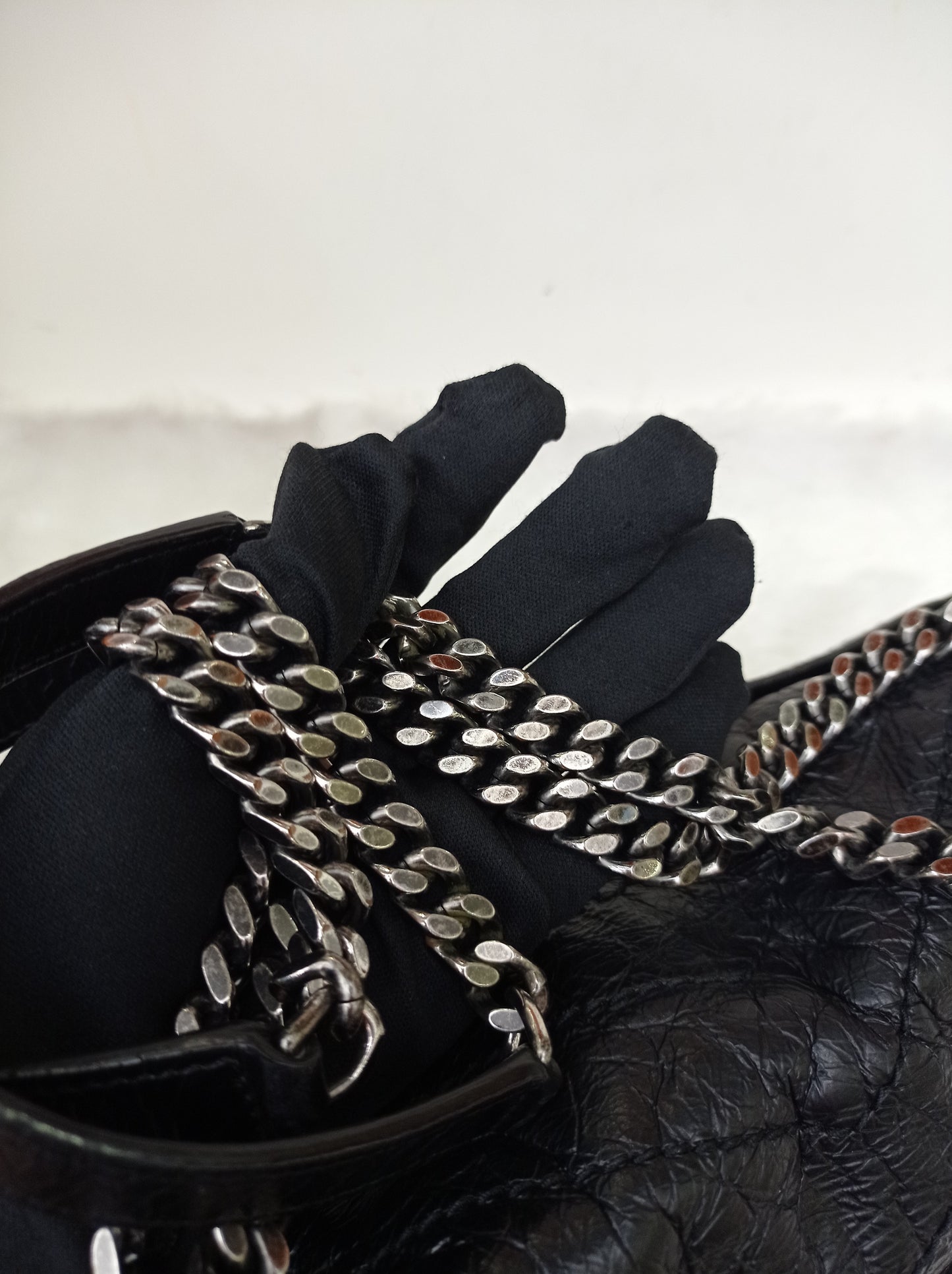 YsL Niki Medium Calfskin Black RHW 2018