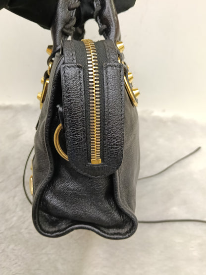 Balenciaga Mini City Edge Black GHW 2020