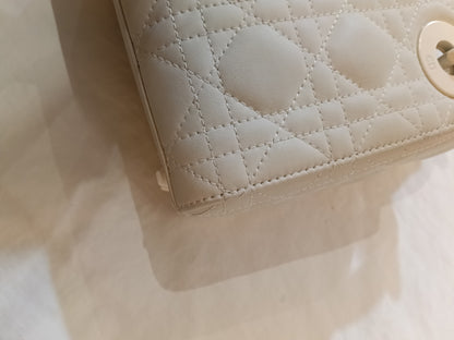 Lady Dior Mini Cannage Ultra Matte White 2020