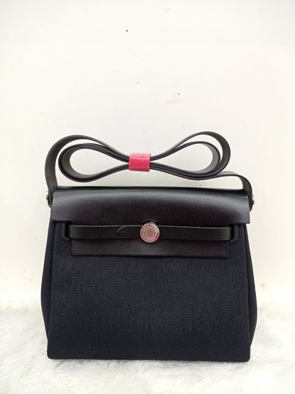 Herbag Zip 20 Canvas Black Militaire PHW #W