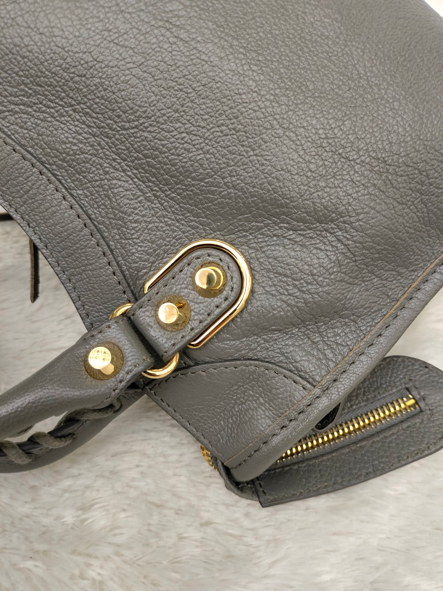 Balenciaga Mini City Edge Grey GHW 2017