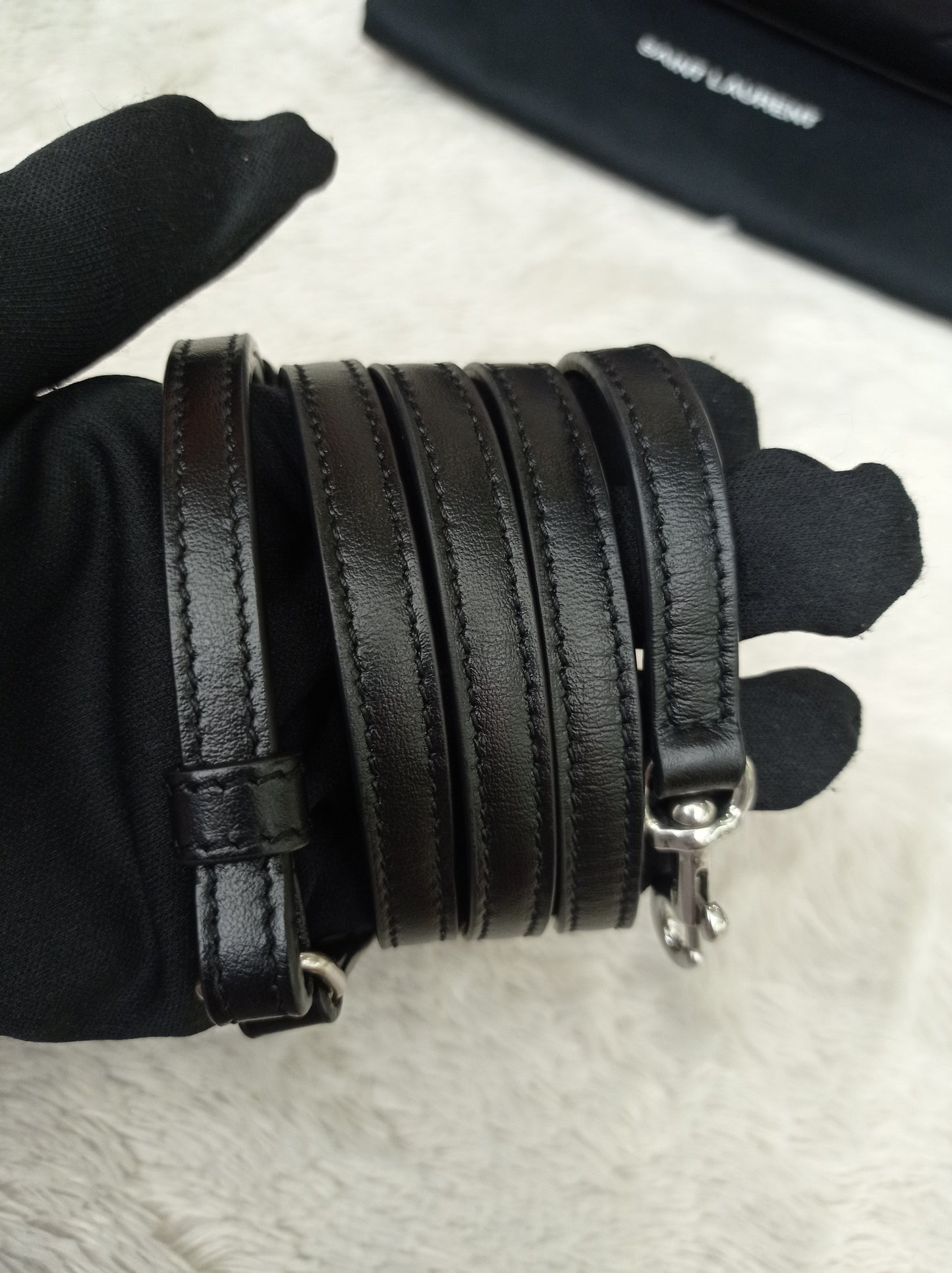 YsL Lou Lou Toy Lamb Black SHW 2018