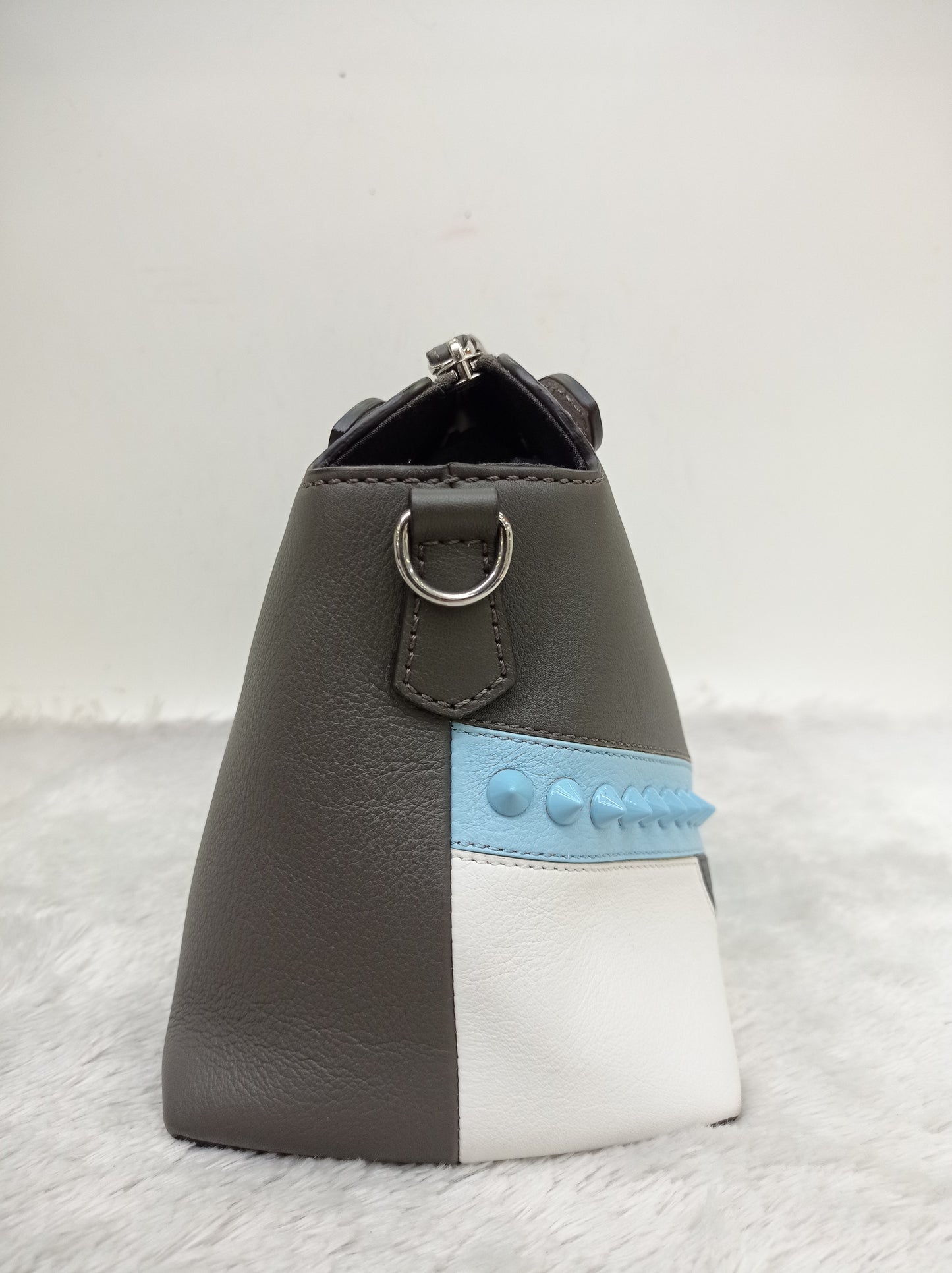 Fendi BTW Medium Monster Eyes Studded Multicolour SHW