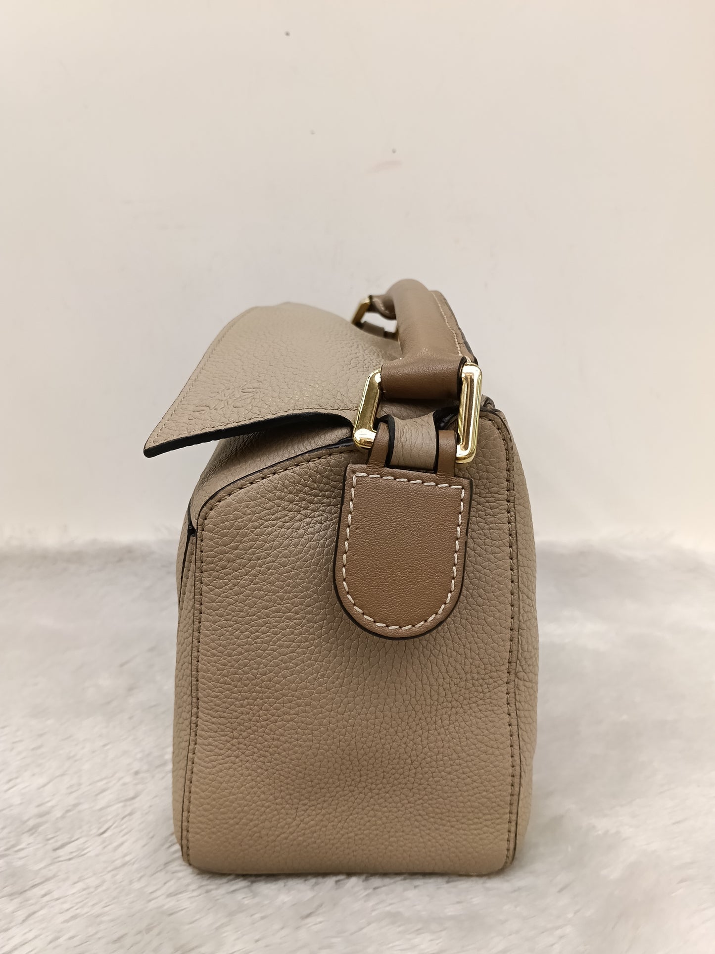 Loewe Puzzle Small Grained Sand Mink GHW 2020