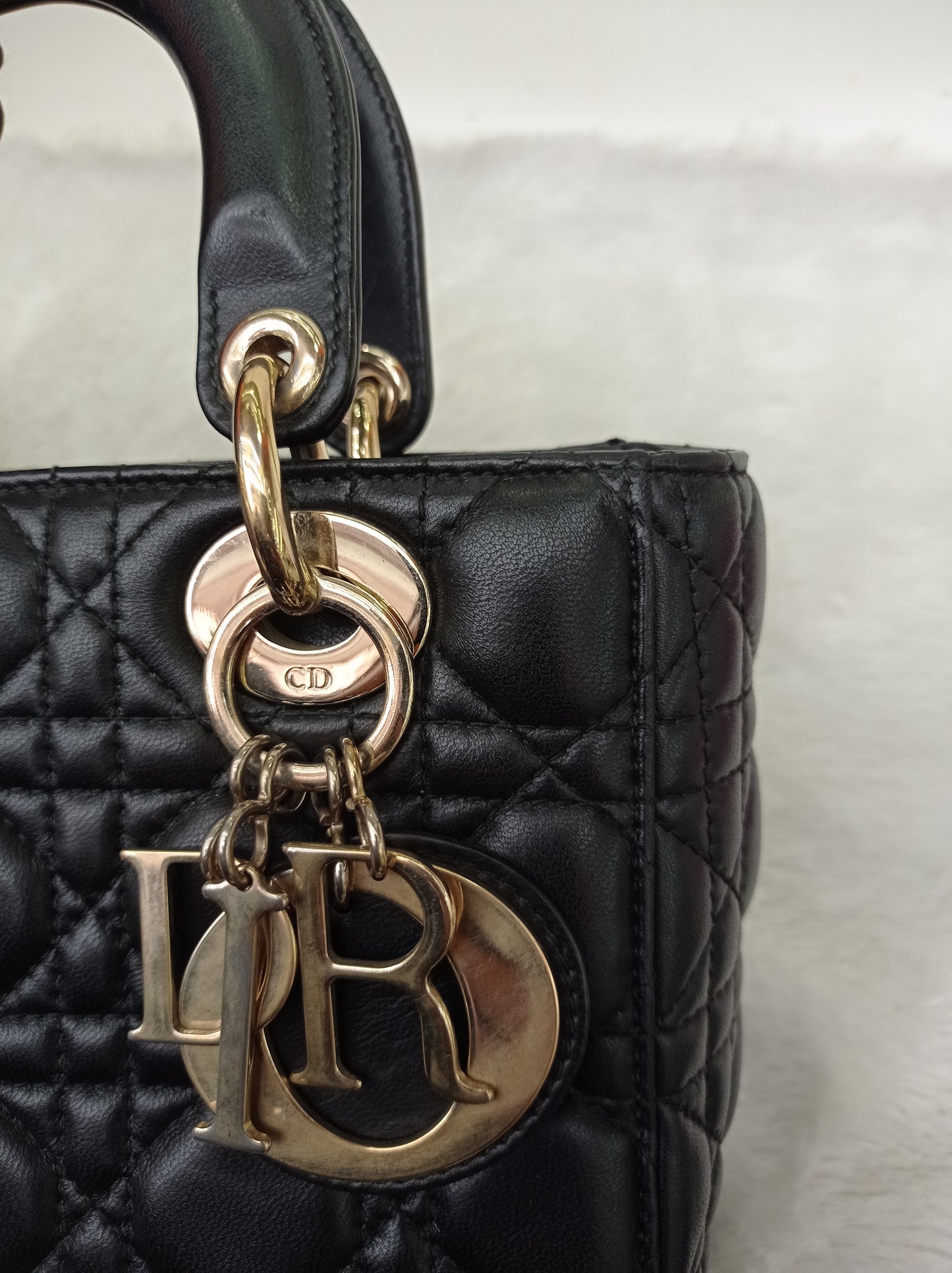 Lady Dior Small Lamb Black GHW 2018