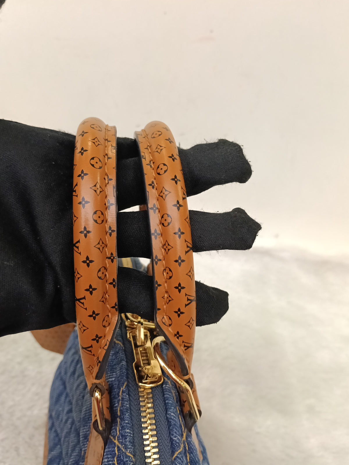 LV Alma BB Denim L Malletage Blue 2019