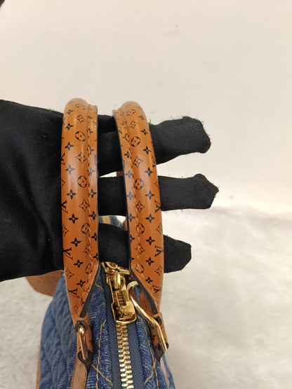 LV Alma BB Denim L Malletage Blue 2019