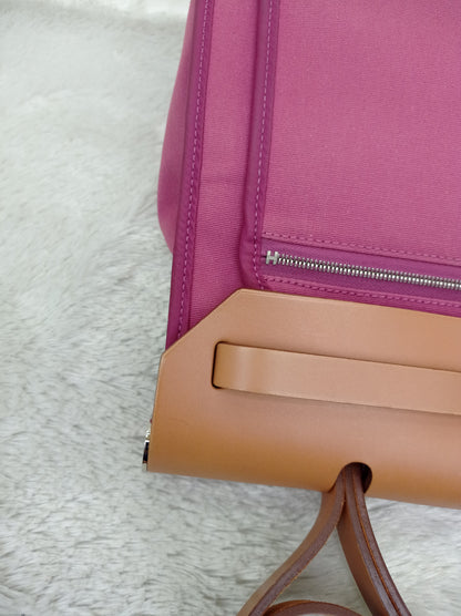 HB31 Canvas Magnolia Flap Beige PHW #O square