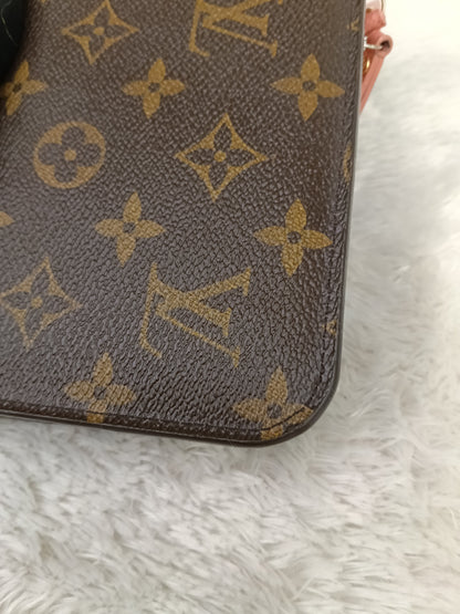 LV Insolite Long Wallet Monogram Salmon Pink