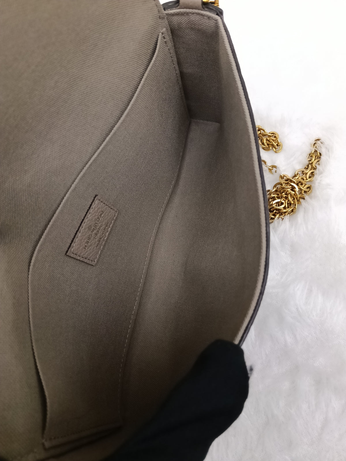LV Felicie GM Monogram Empreinte Tourterelle 2020