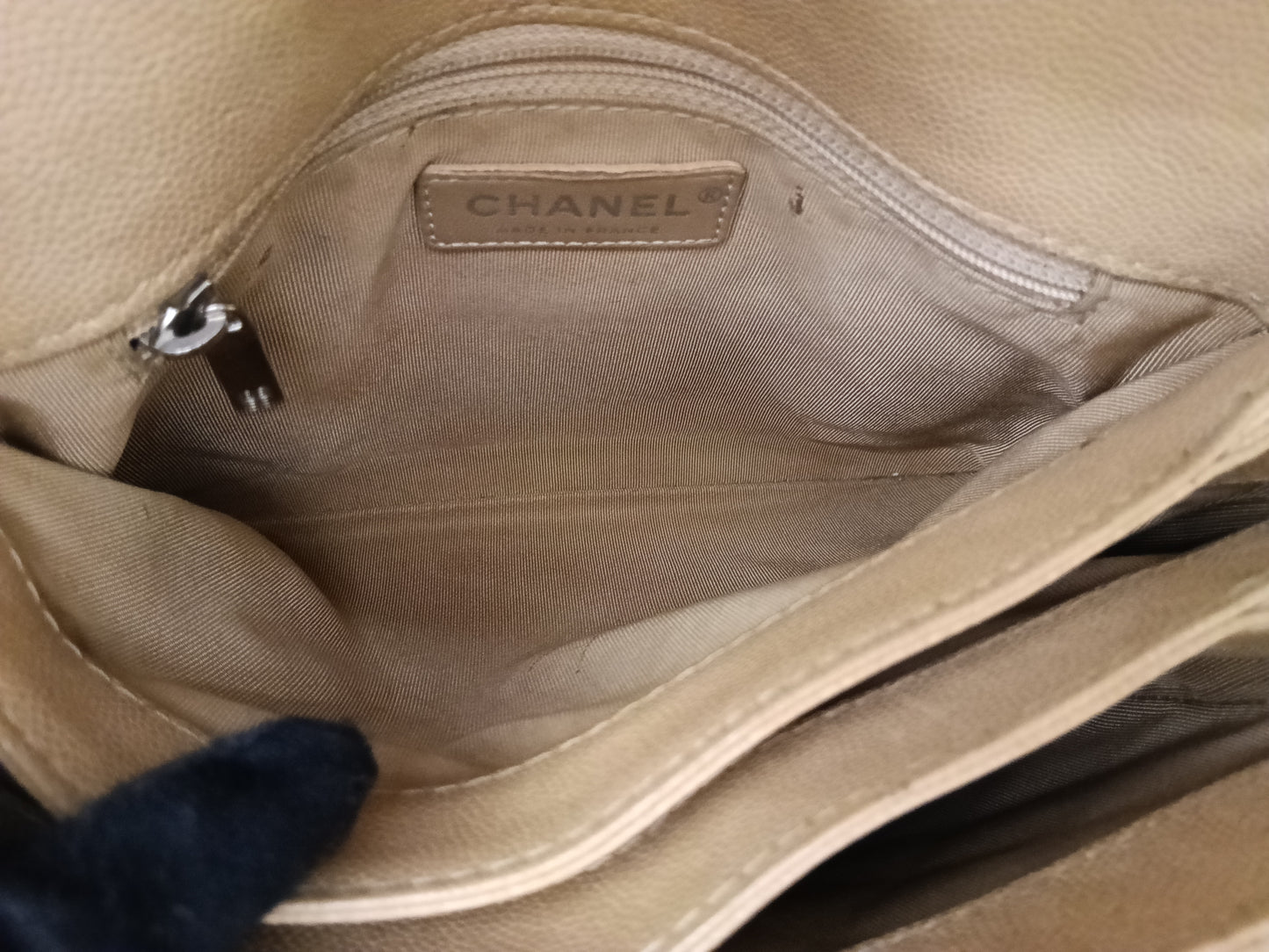 Chanel Medium Urban Companion Flap Caviar Beige SHW #25