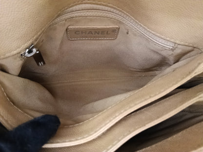 Chanel Medium Urban Companion Flap Caviar Beige SHW #25